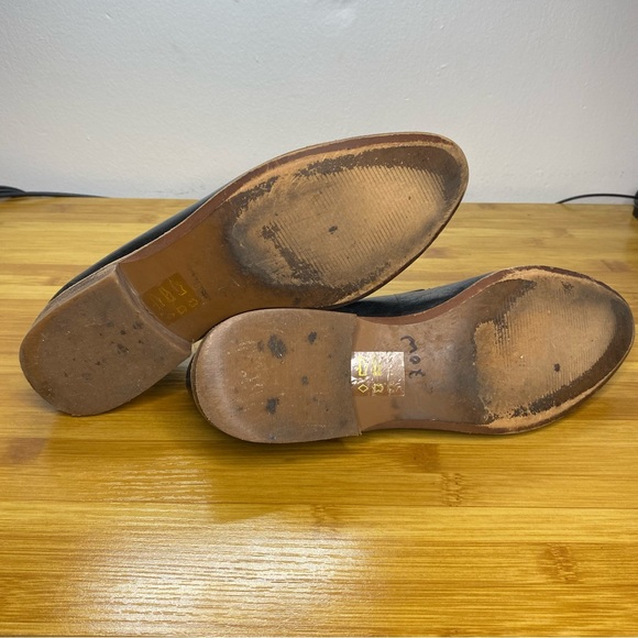 Madewell “The Frances” Black Leather Loafer Show Size 8 - Picture 8 of 9
